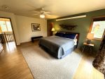 Upper level bedroom 2 with king - attached bath - walk through to Bedroom 3